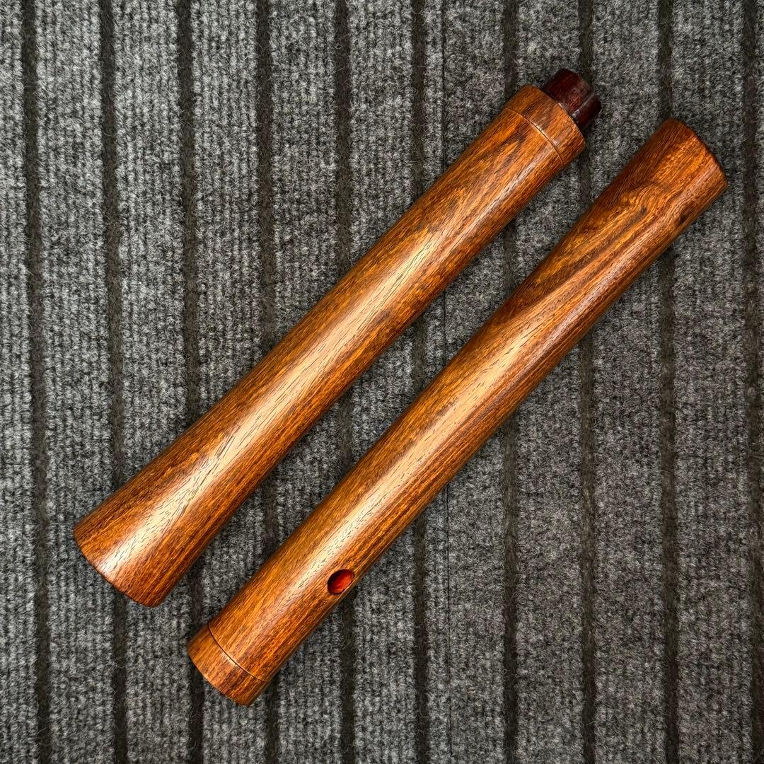 尺八 銘木製 悠 1尺8寸管 七孔