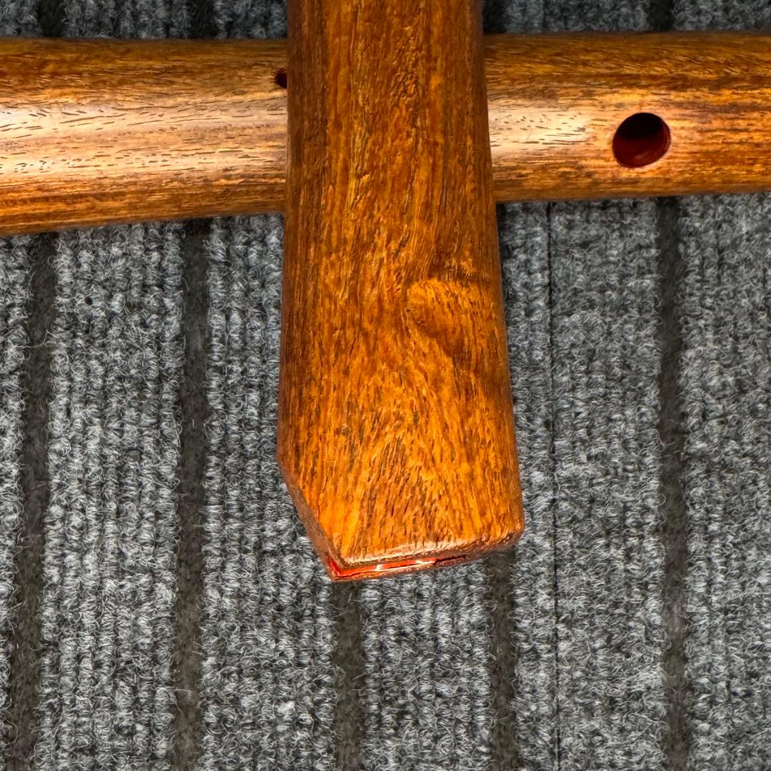 尺八 銘木製 悠 1尺8寸管 七孔