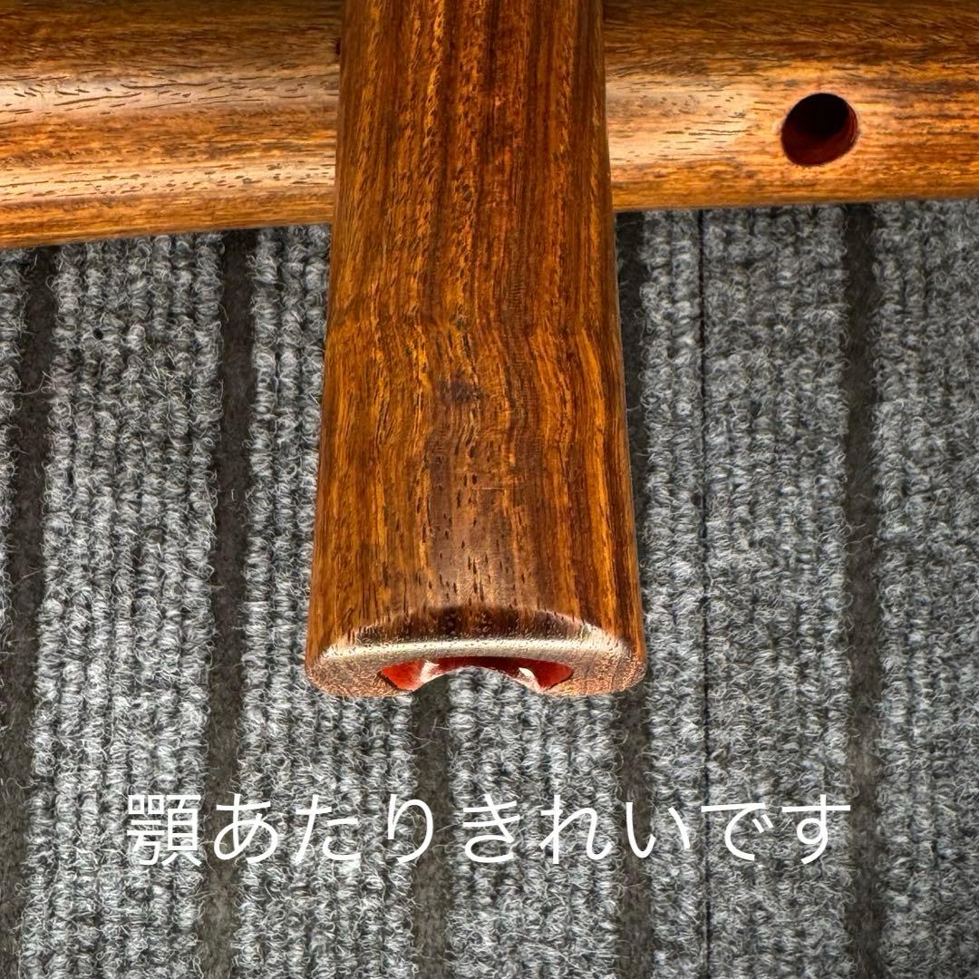 尺八 銘木製 悠 1尺8寸管 七孔