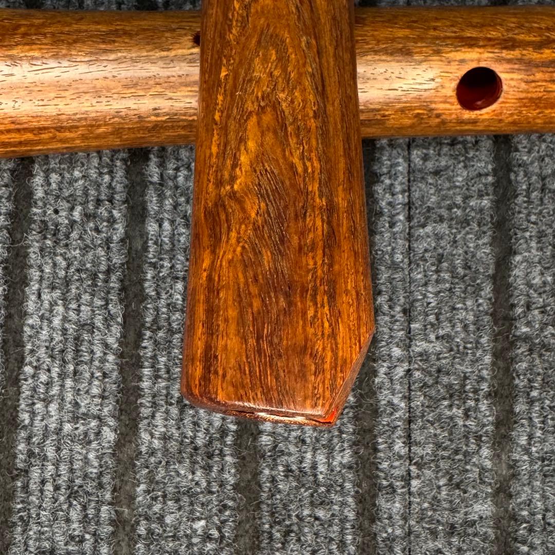 尺八 銘木製 悠 1尺8寸管 七孔