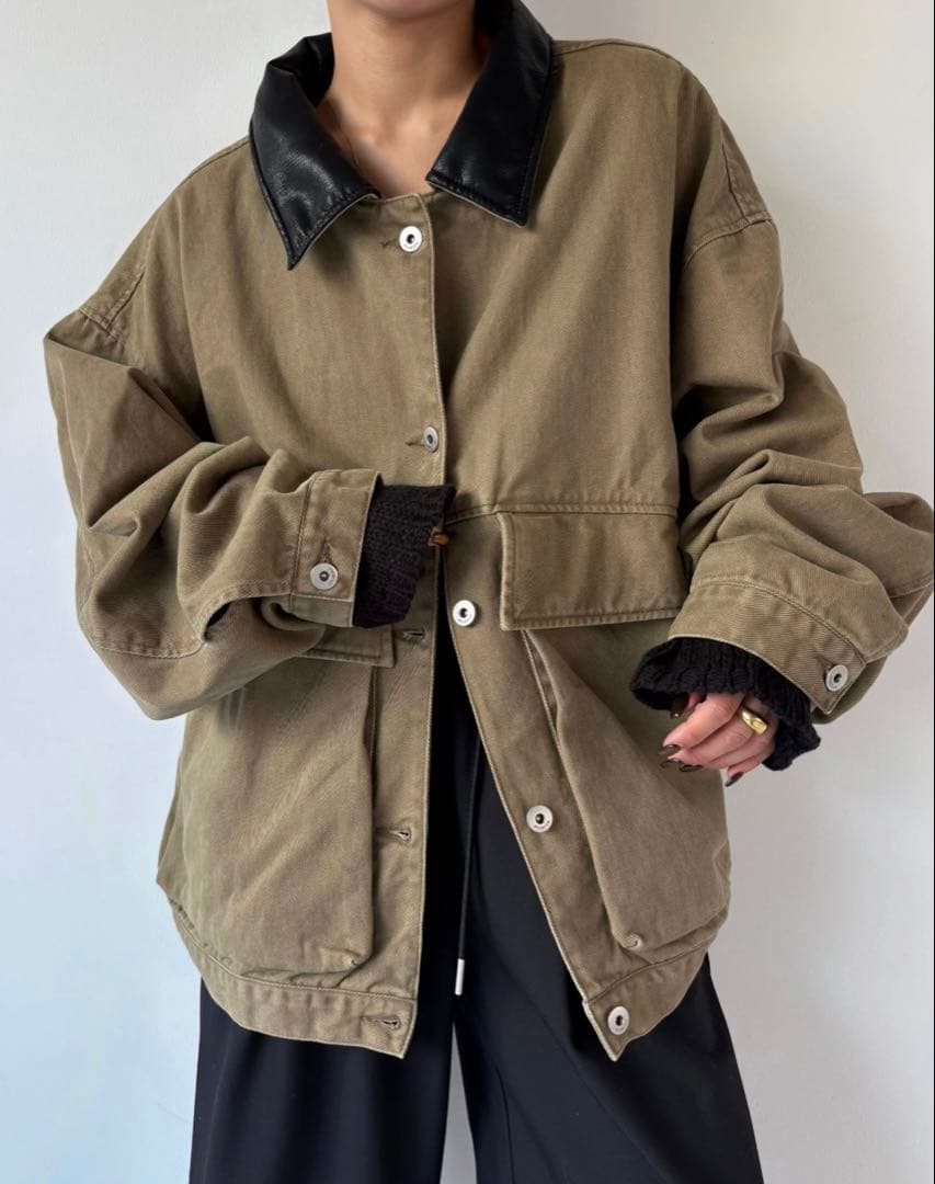 ハンティングジャケット　ベージュ
