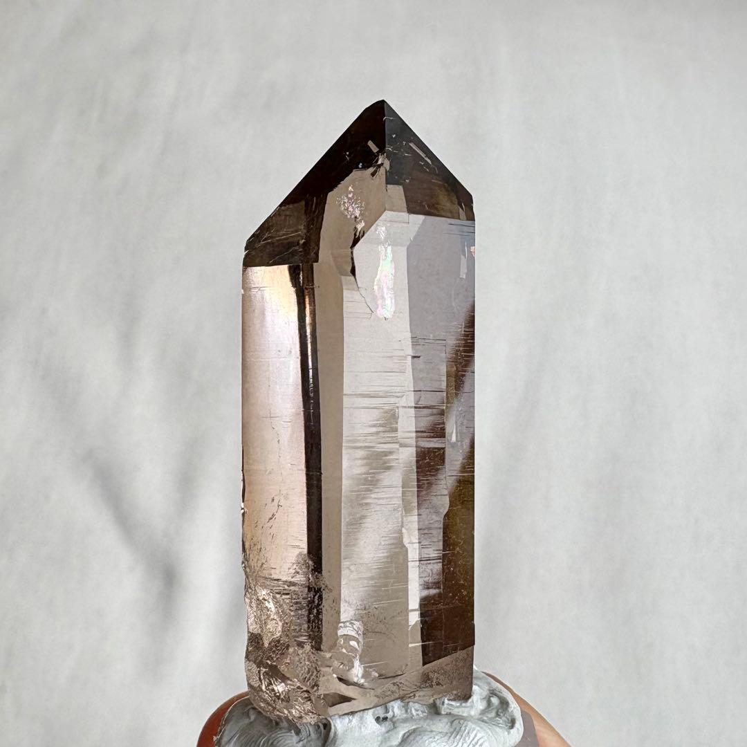 【限界値下げ】スイス スモーキークォーツ ポイント 水晶 鉱物標本 原石