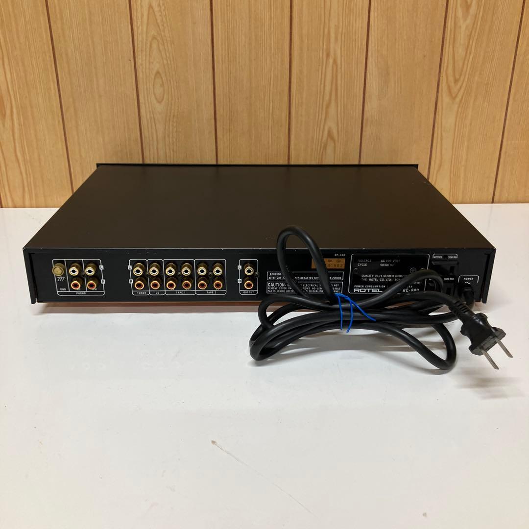 E16 【通電確認済】 ROTEL ローテル RC-880 コントロールアンプ