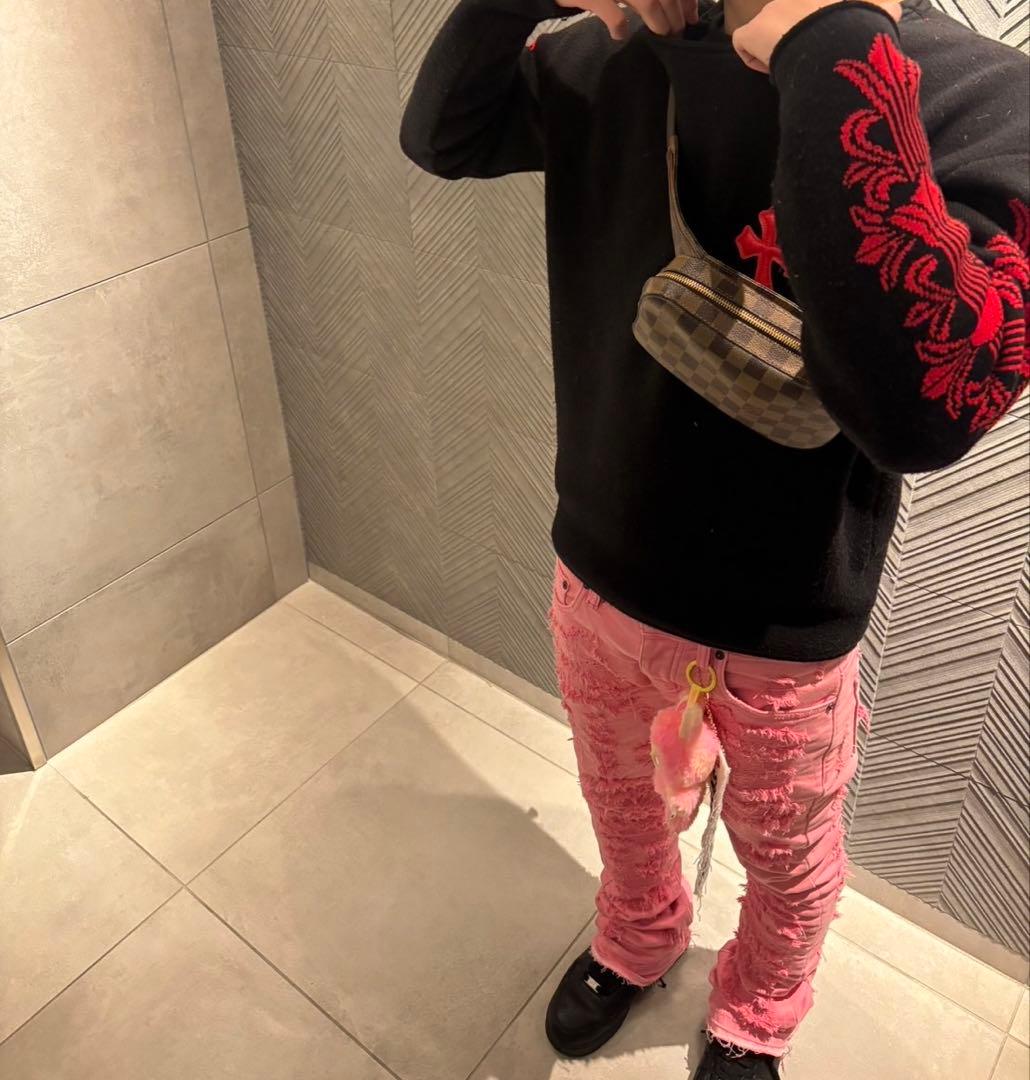 Chrome heartsニット