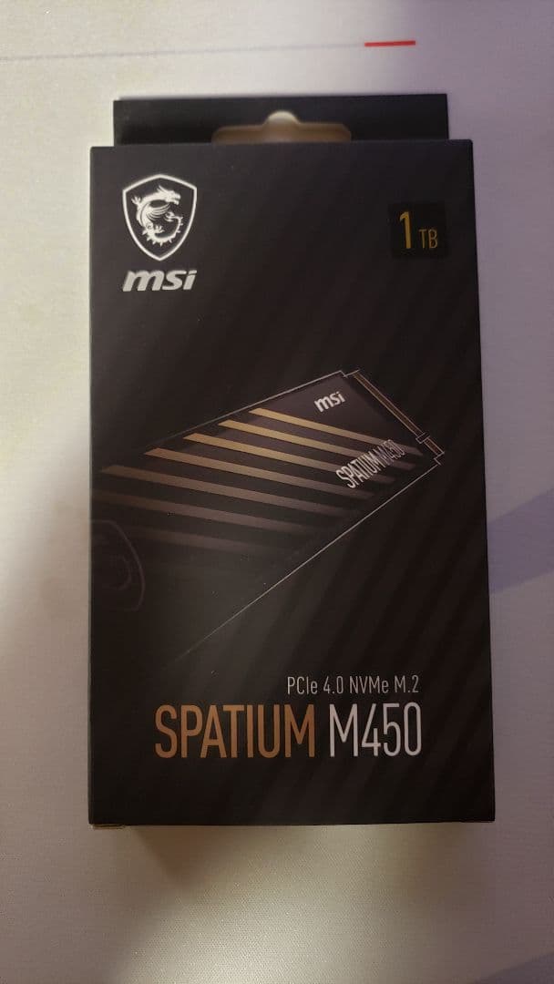内蔵型SSD MSI SPATIUM M450 1TB SSD