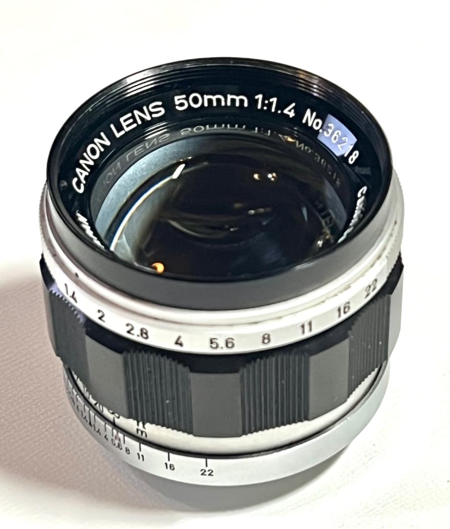 キャノン Canon MODEL 7 50mm f:1.4レンズ付 動作未確認
