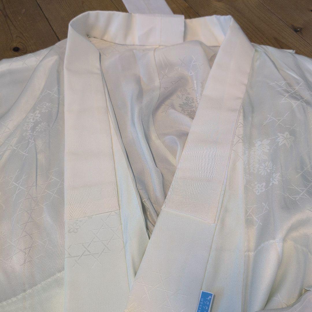 正絹長襦袢　ふるるん　洗える長襦袢　半衿付　衣紋抜　表示付