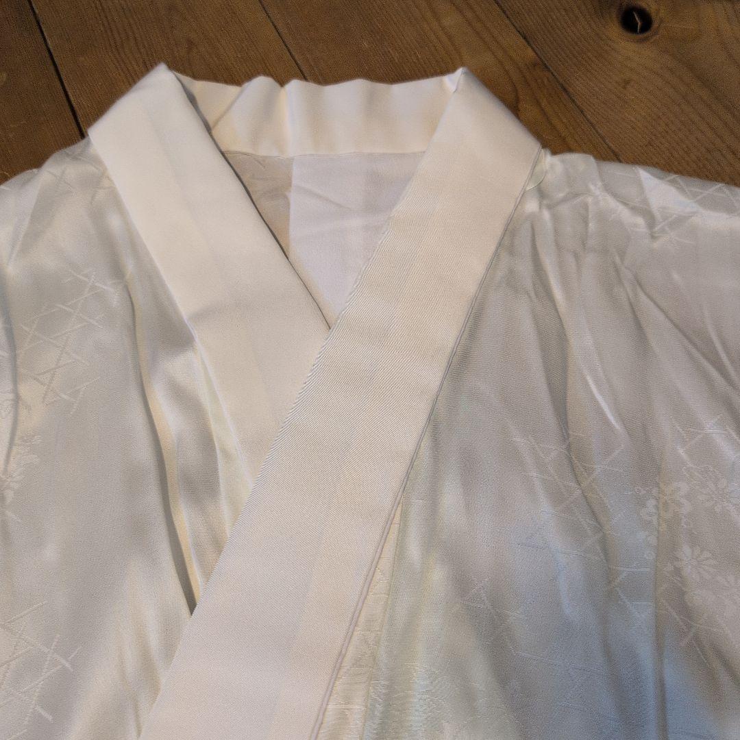 正絹長襦袢　ふるるん　洗える長襦袢　半衿付　衣紋抜　表示付