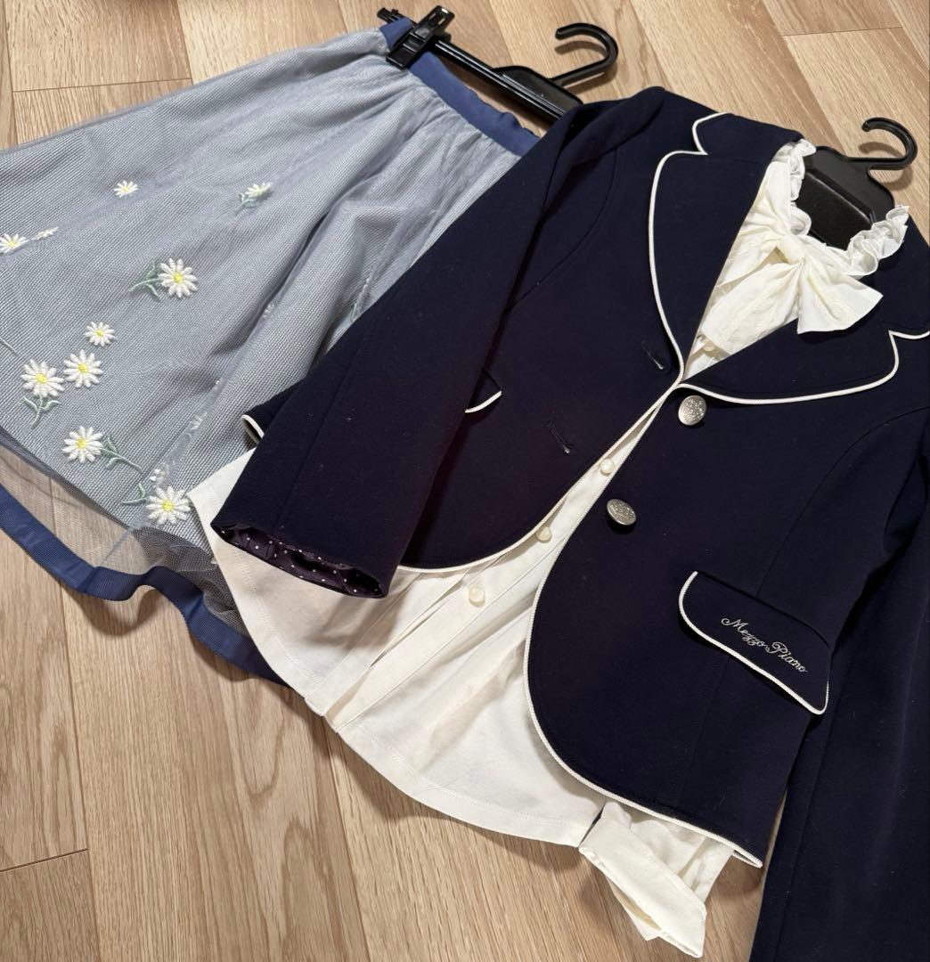 値下げ　メゾピアノジュニア　フォーマル3セット　160サイズ