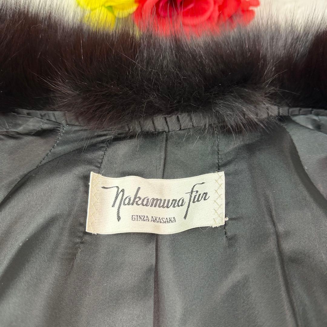 美品 ボリューム◎ 毛並み◎ ブルーフォックス 本毛皮 なめし柔らか