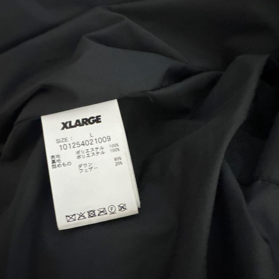 XLARGE ブラック ダウンジャケット L