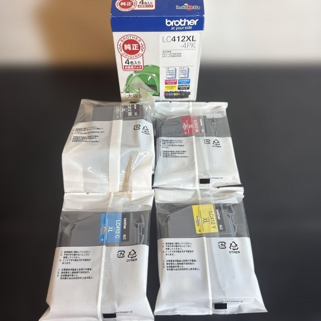 brother 純正インク LC412XL 4色セット 未使用