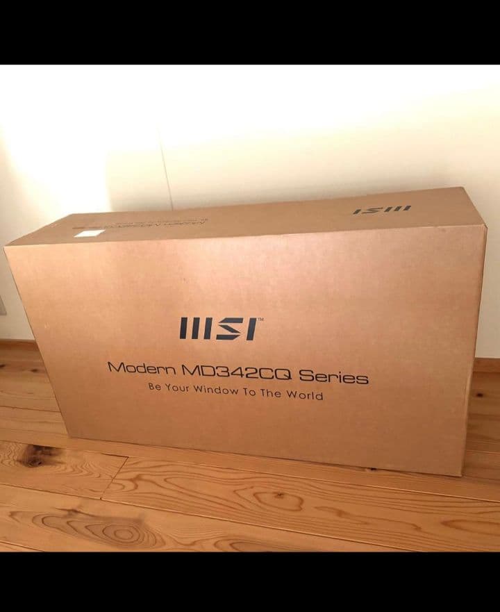 美品 MSI Modern MD342CQPW 34インチウルトラワイドモニター
