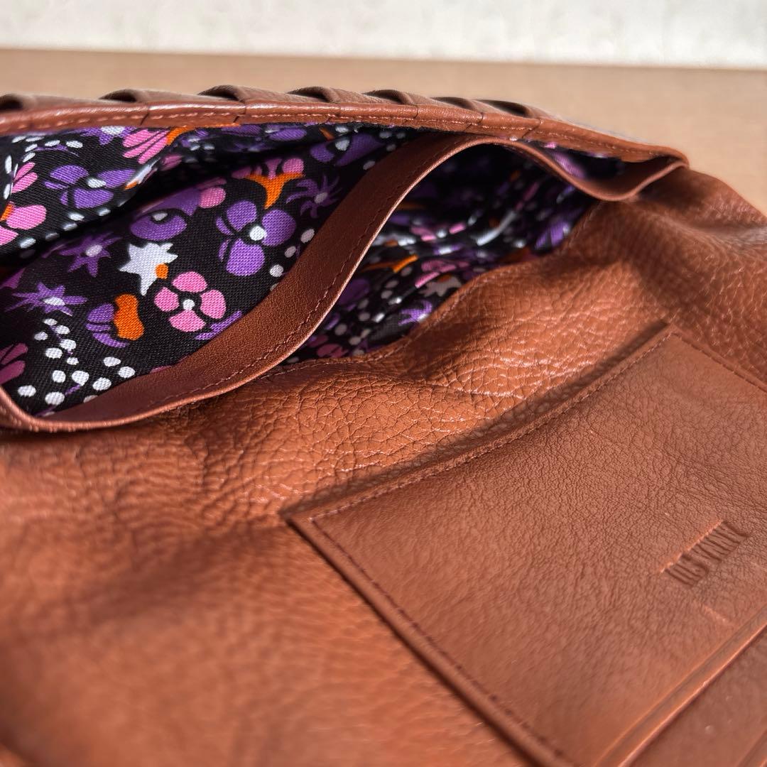 つむぎ◆ANNA SUI◆定価25300円 「ハミング」がま口長財布 牛革