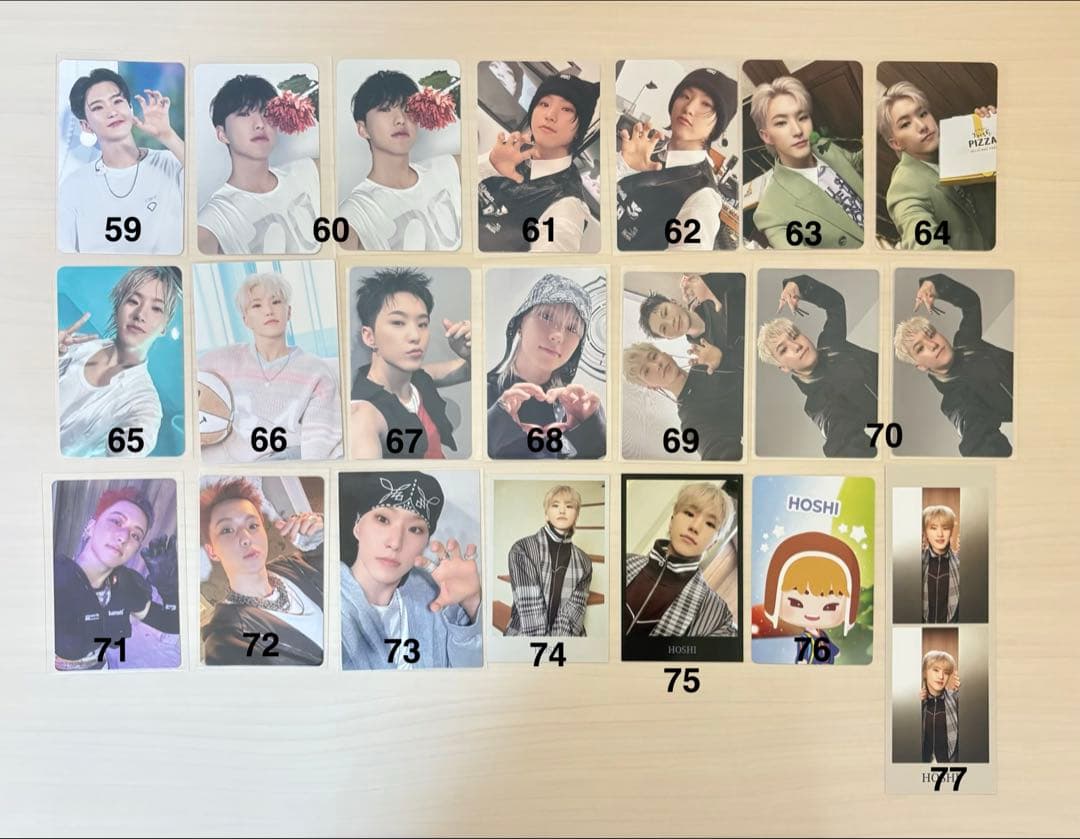 SEVENTEEN セブチ トレカ バラ売り