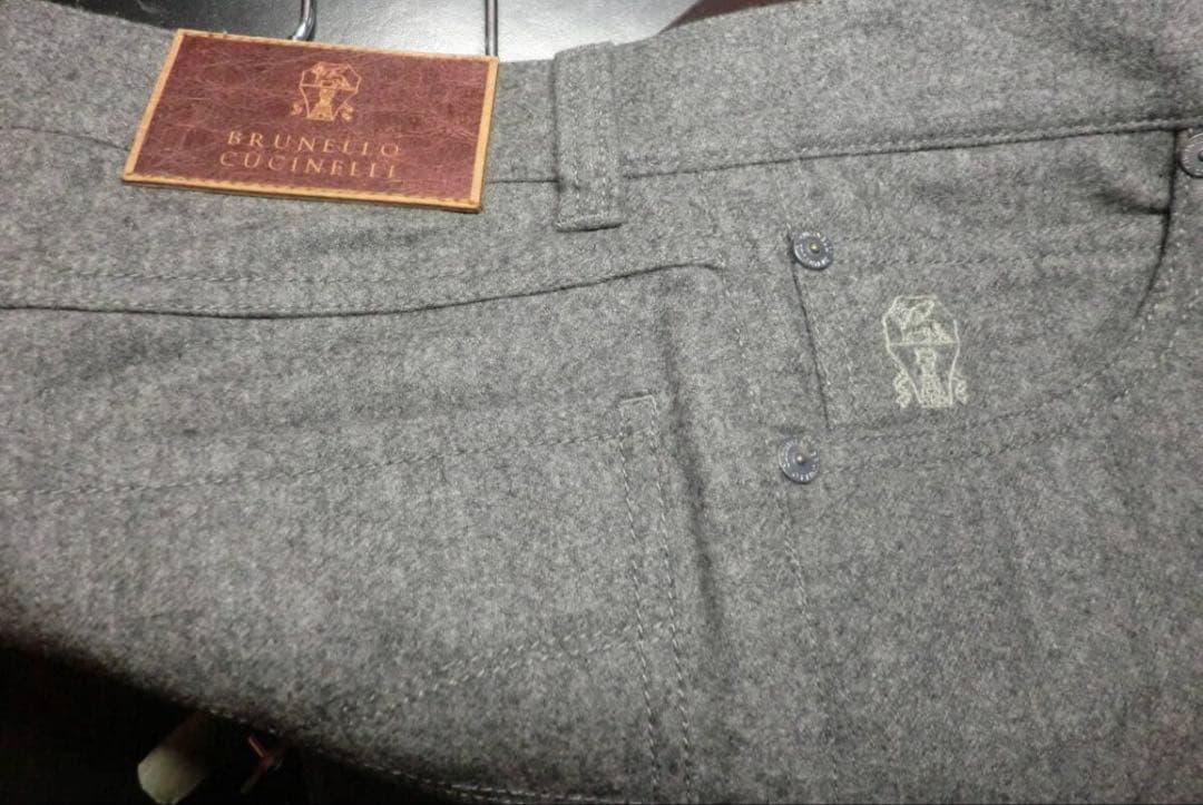 BRUNELLO CUCINELLI ブルネロクチネリ ウールスラックス　44