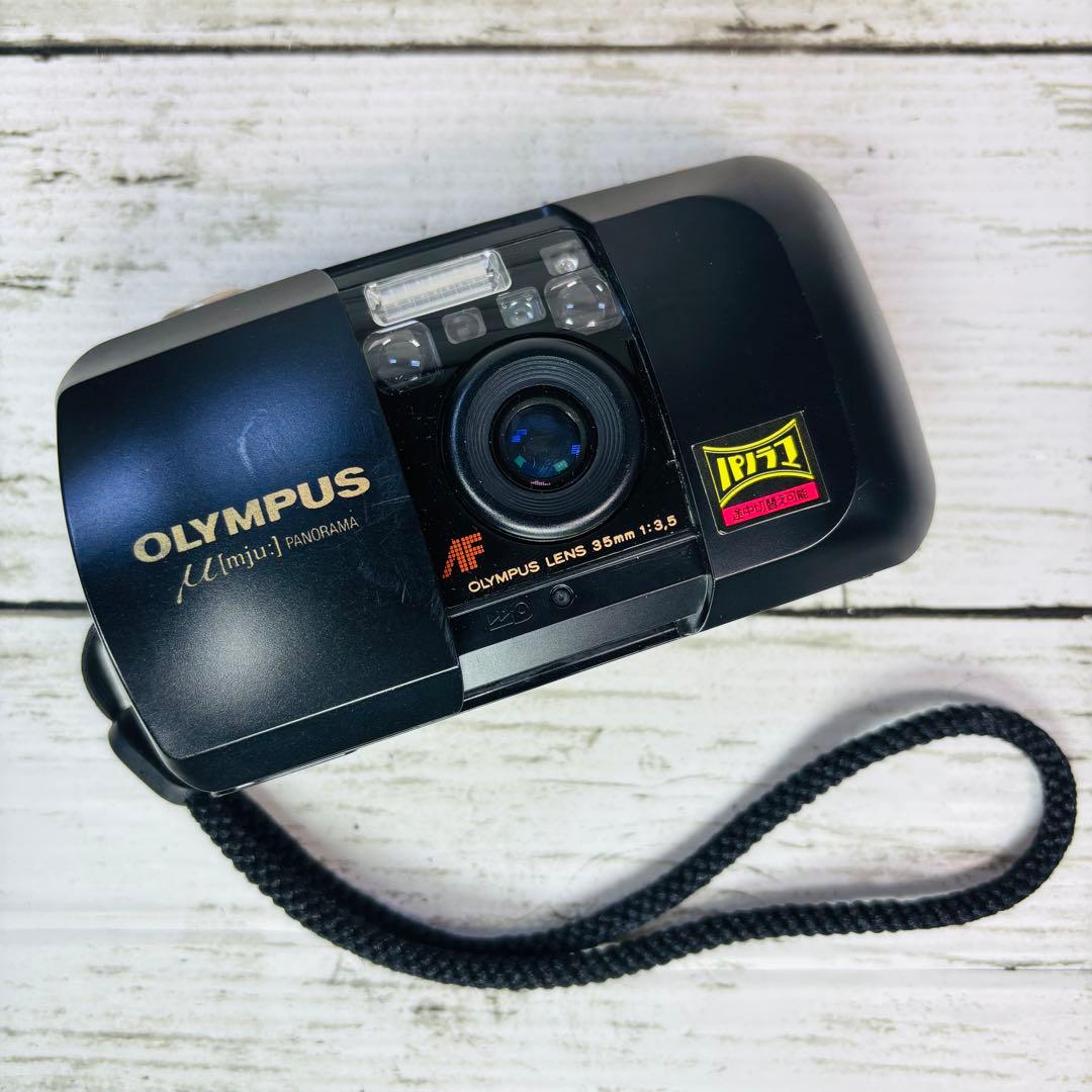 【動作良好】OLYMPUS フィルムカメラ μ [mju] PANORAMA