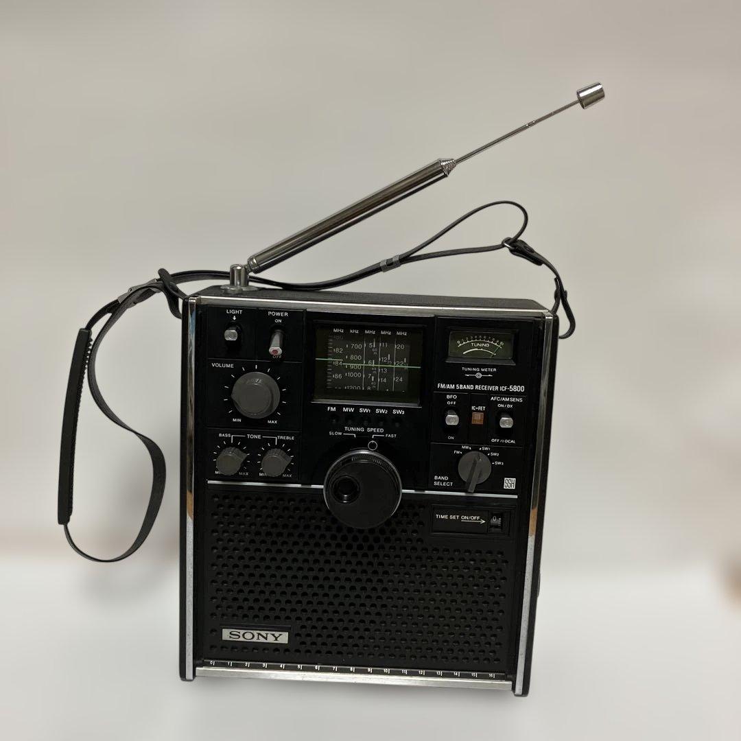 ソニーラジオ受信機　ＩＣＦー５８００　　　　　完動品