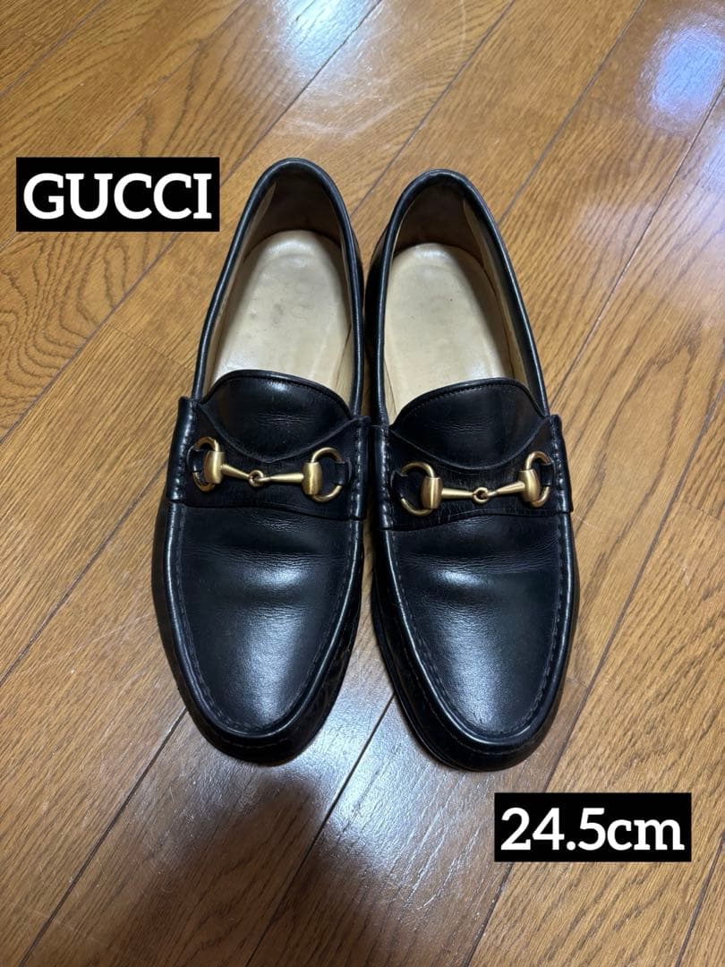 【1/12（月）まで】GUCCI ビットローファー24.5cm