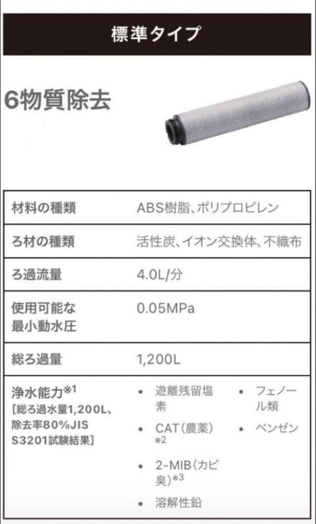 タカギ　浄水器本体+カートリッジセット JHO30JA3MLG　新品未使用