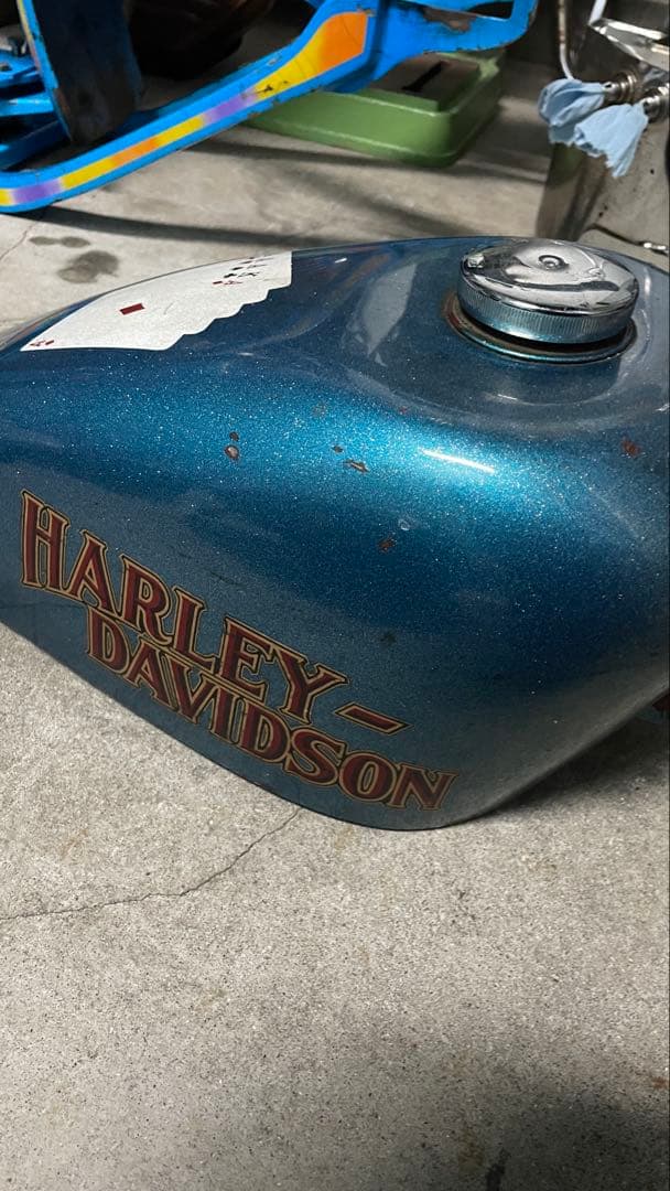 サ*ボ様 ハーレー用ヴィンテージスポーツスタータンク/ショベル・パン・ナックルヘ