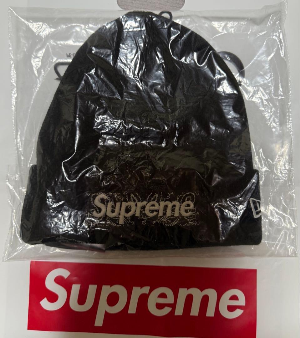 Supreme New Era® Box Logo Beanie \"Black