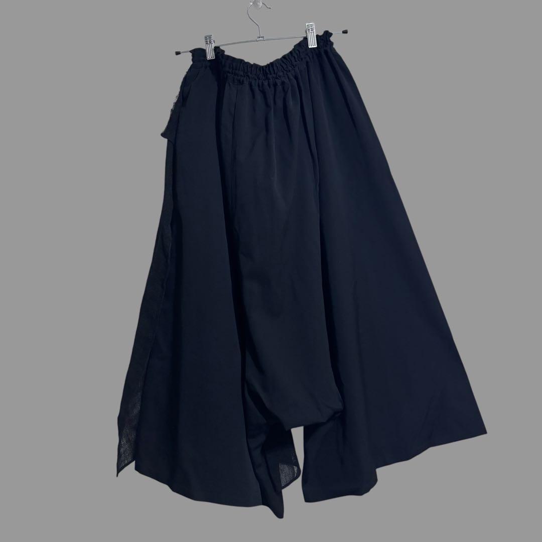 2025年春夏y's アシンメトリーサルエルパンツ　ワイズ　ヨウジヤマモト