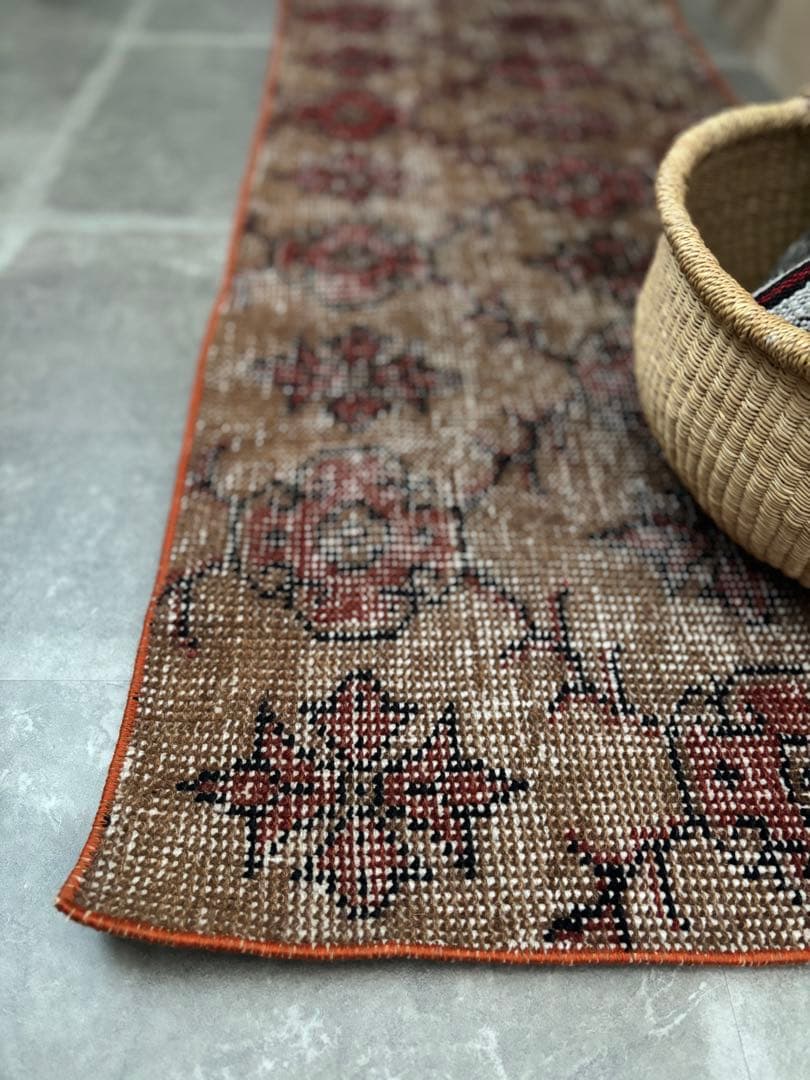 vintageトルコラグ 54×130