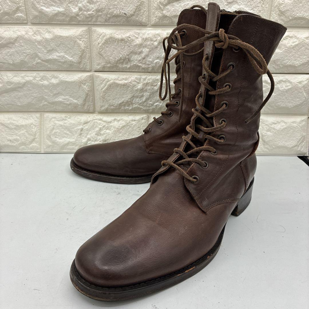名作✨BUTTEROブッテロ B1119 レースアップブーツ サイドジップ 40
