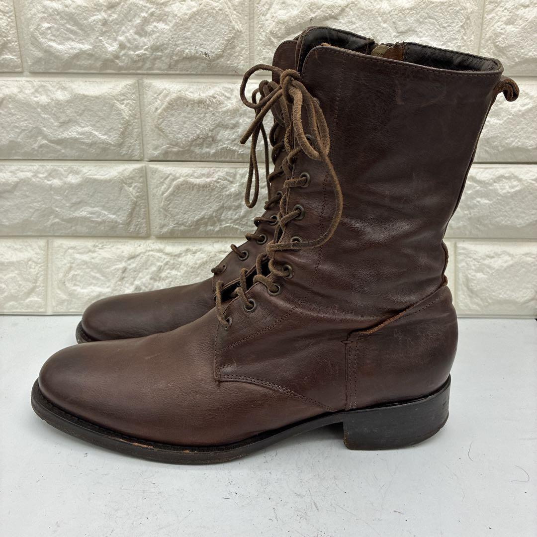 名作✨BUTTEROブッテロ B1119 レースアップブーツ サイドジップ 40