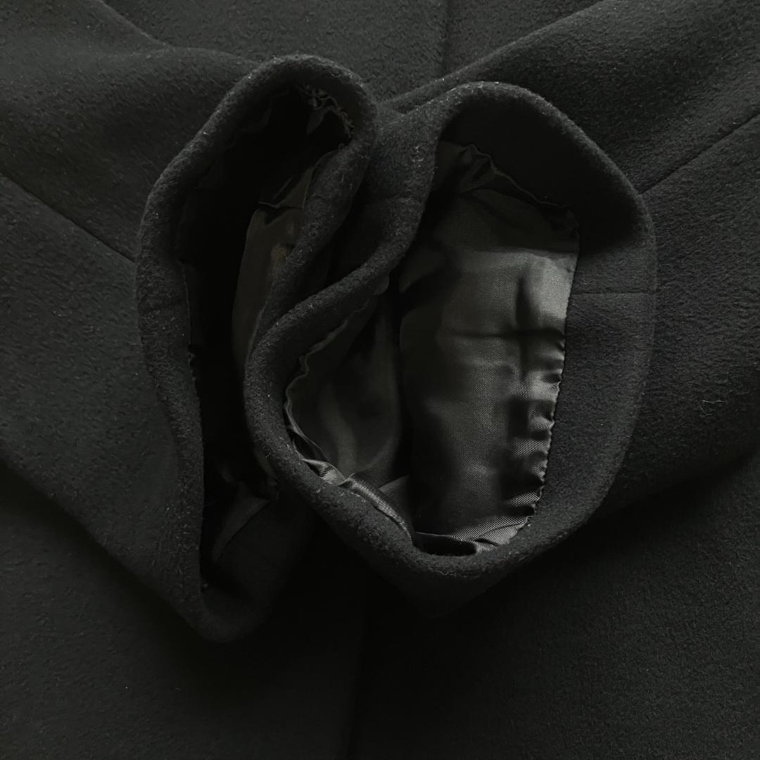 美品・24AW◎ ANAYI アナイ ウールビーバーショートコート 黒 38