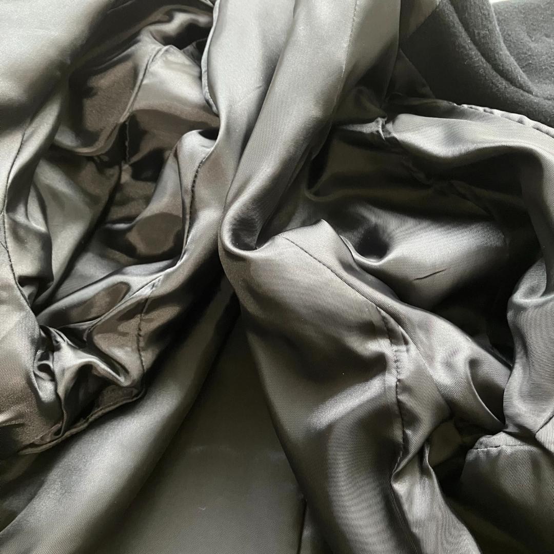 美品・24AW◎ ANAYI アナイ ウールビーバーショートコート 黒 38