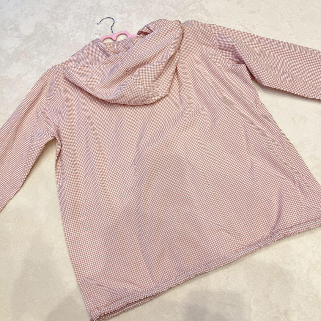 最終値下げ　【美品】ピンクハウス　ギンガムチェックひなぎくテディパーカーブラウス