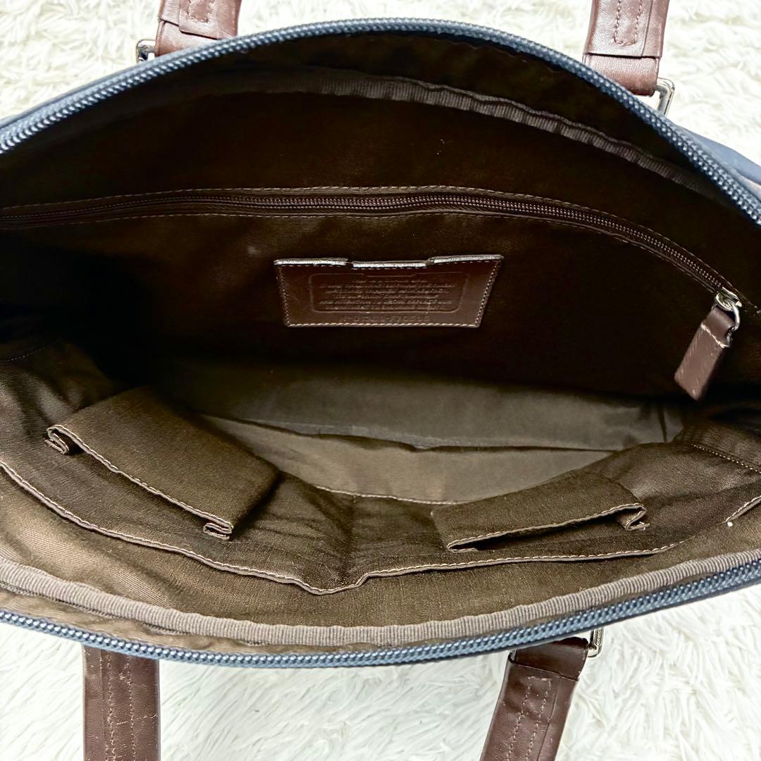 【人気】 コーチ 2way ビジネスバッグ A4可 ショルダーバッグ COACH