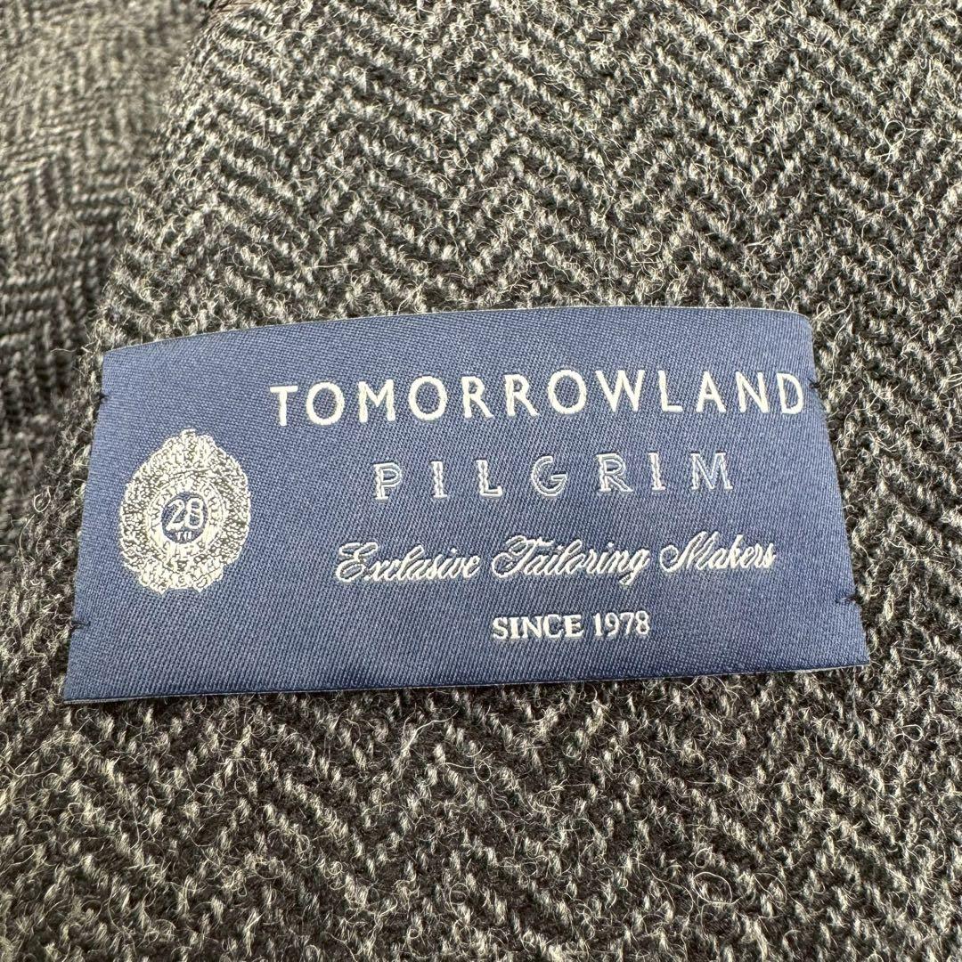 極美品✨トゥモローランドピルグリム ヘリンボーン テーラード ツイード 44 S
