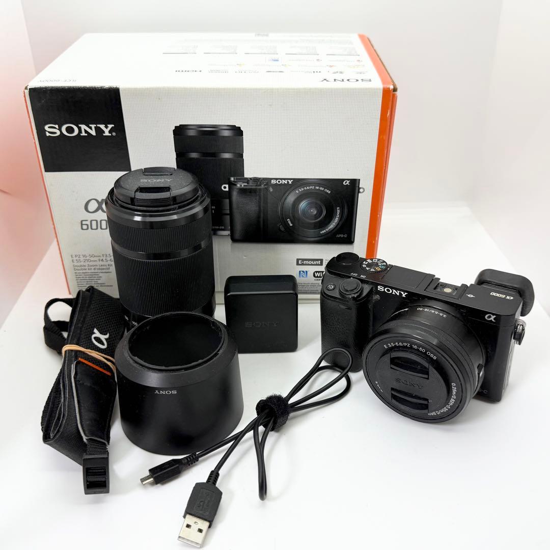 SONY α6000 ILCE-6000Y ダブルズームレンズキット ミラーレス