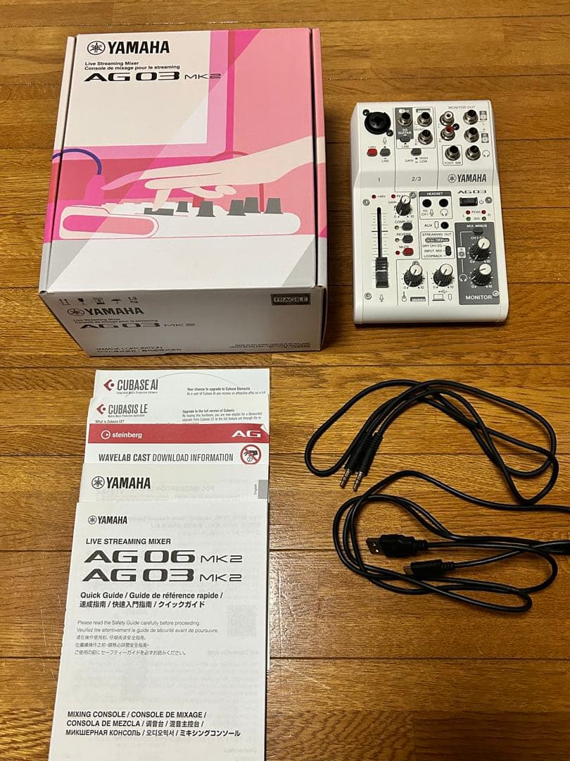 YAMAHA AG03MK2 ホワイト 箱・付属品付き