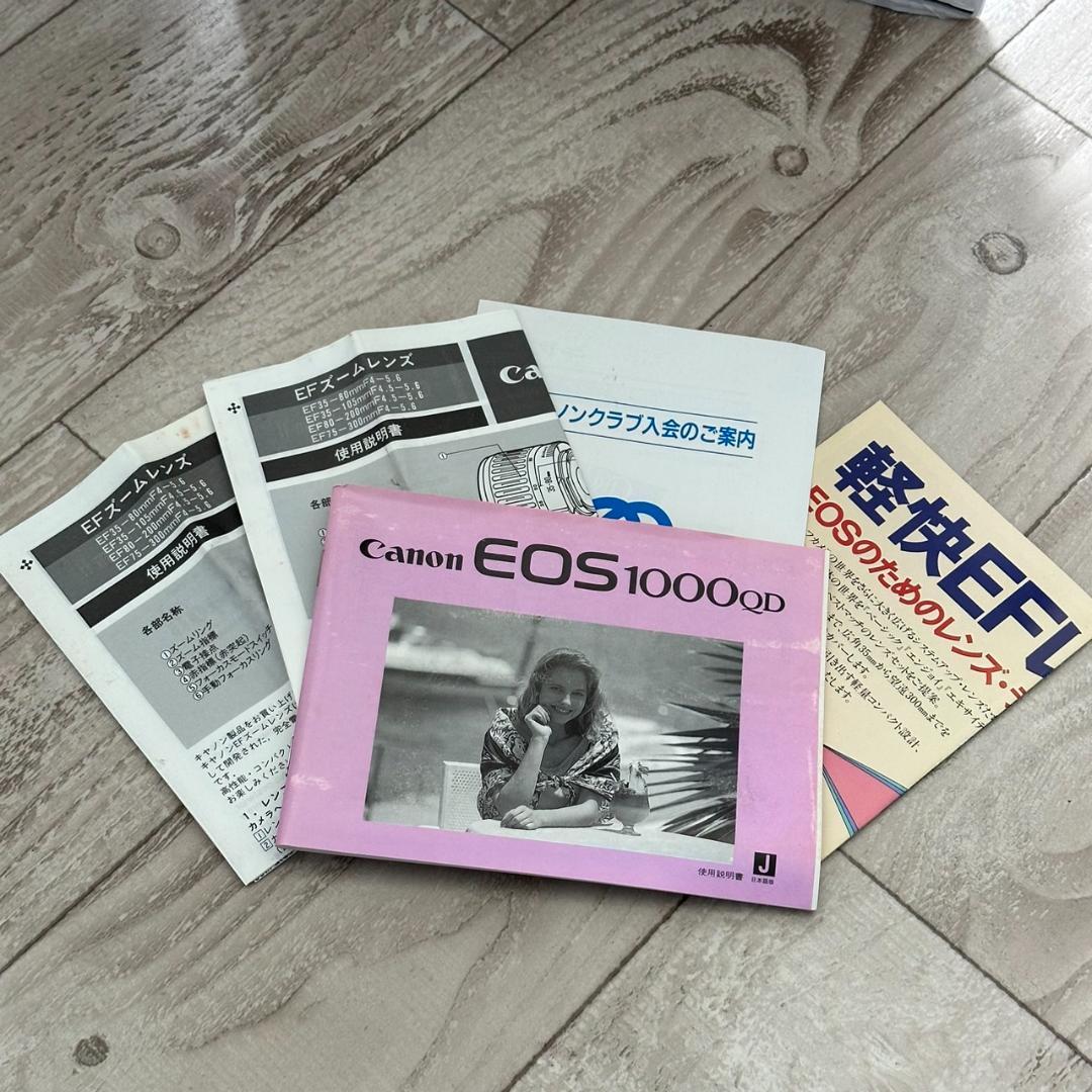 キヤノン Canon EOS1000QD 一眼レフカメラ 35mm★豪華セット