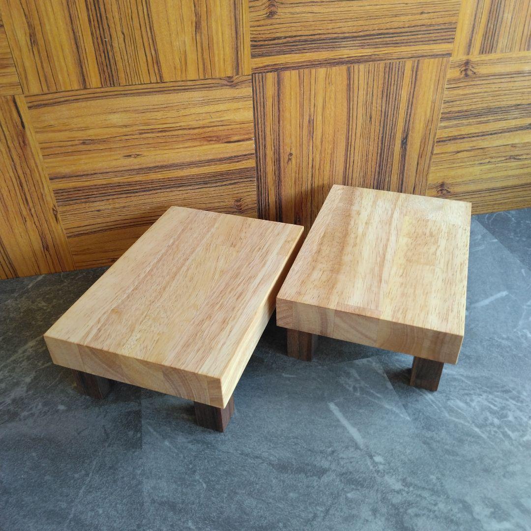 木製スピーカースタンド一対