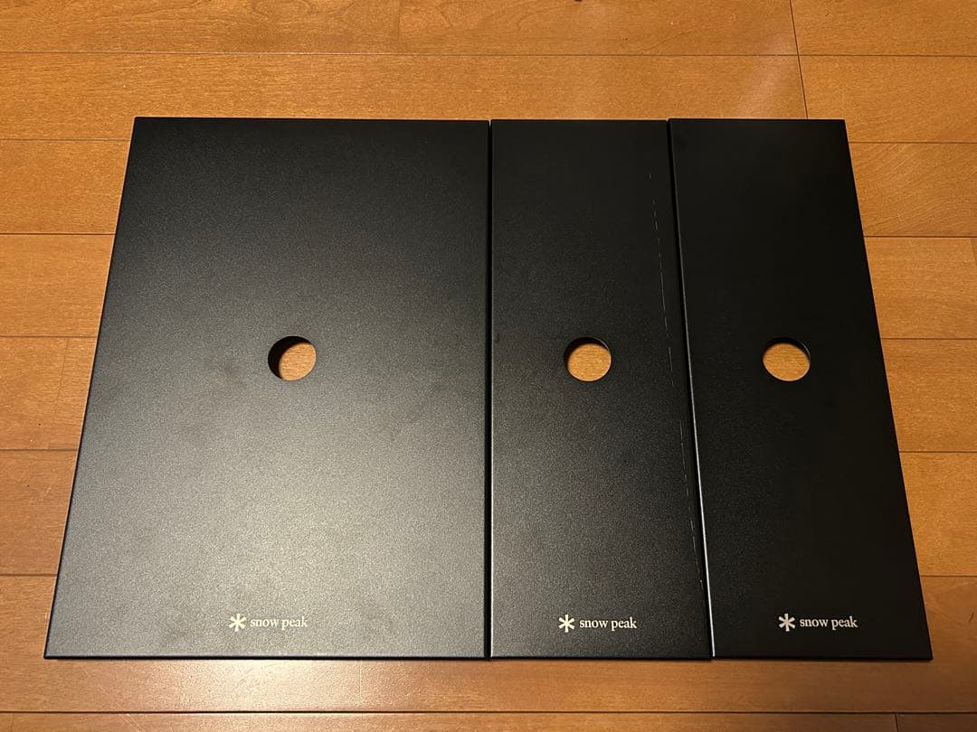 【ぽんたま】スノーピーク ステンレストレーブラック 1ユニット＋ハーフ×2