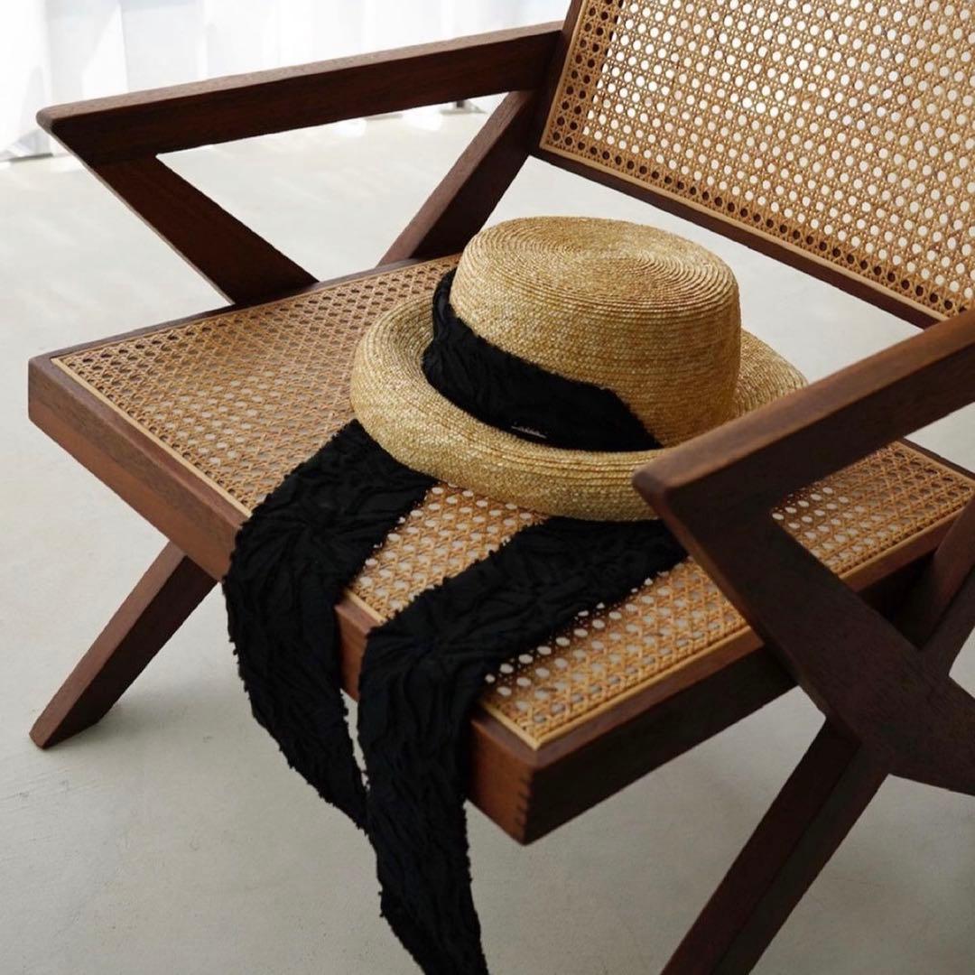 【未使用品】CA4LA x Acka scarf strow hat