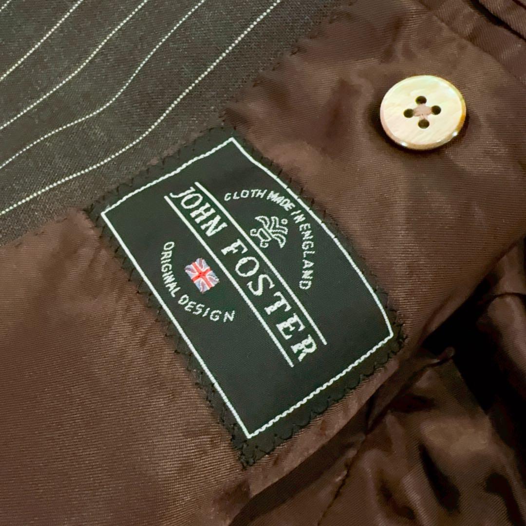 極美品 トゥモローランド ピルグリム ブラウン ストライプ スーツ