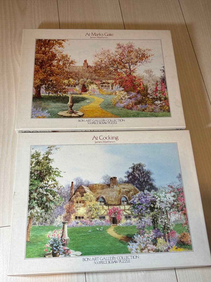 エポック　廃盤品　パズル　ボン　アートギャラリー　ジェムース　マシューズ　2点