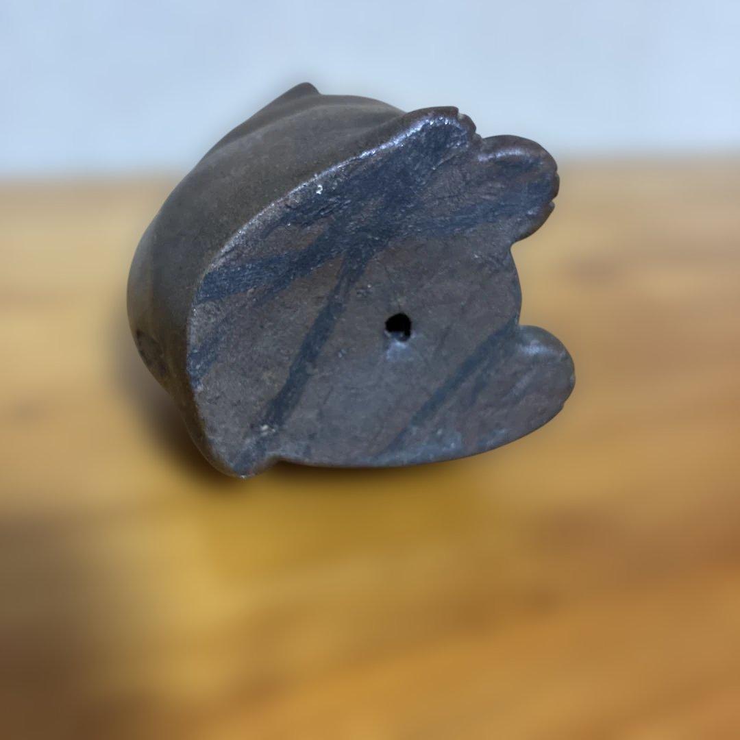 備前焼　ねこ（招き猫）　古美術