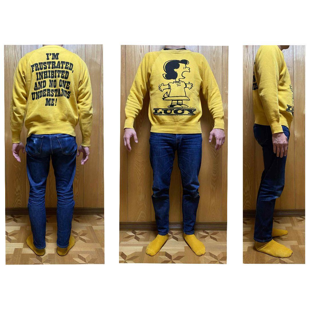 SNOOPY メイヨスプルース 60年代 ビンテージスウェット LUCY