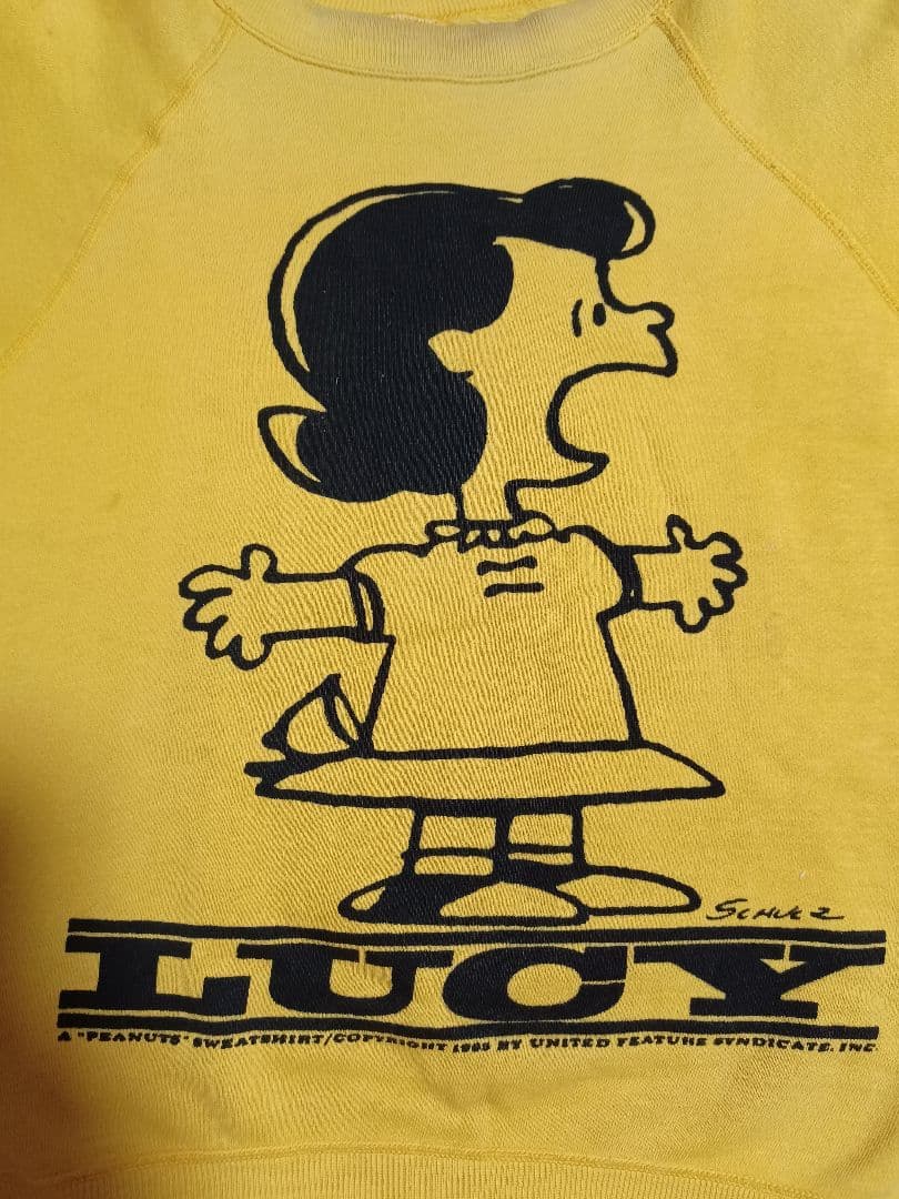 SNOOPY メイヨスプルース 60年代 ビンテージスウェット LUCY