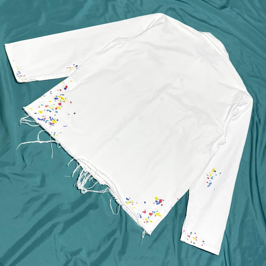 良好　ウィンダンシー×スタンレイ ペイントデニムジャケット 白 ＵＳＡ製 希少