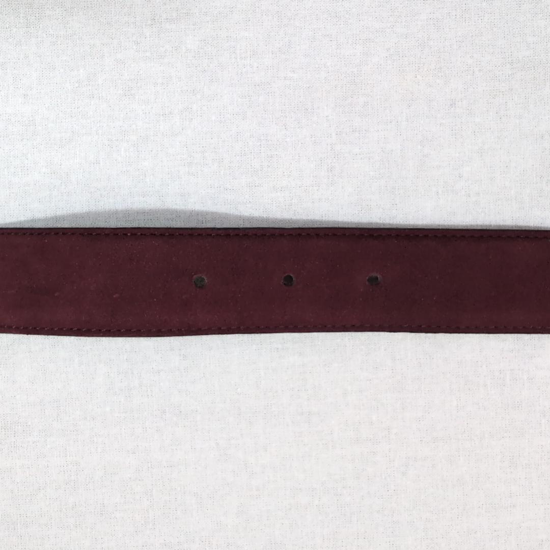 Christian Dior バーガンディ スエード 65cm 幅3cm d52