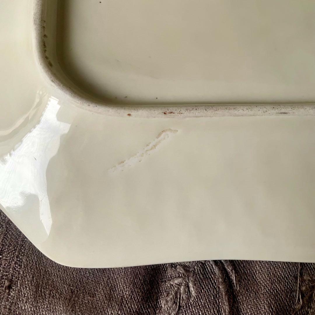 D*＊様 【希少レア美品】マジョレルナンシー×リュネヴィル隅切り角皿　フランスア