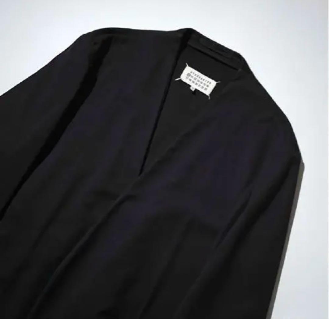 20ss Maison Margiela 10 ストライプノーカラージャケット